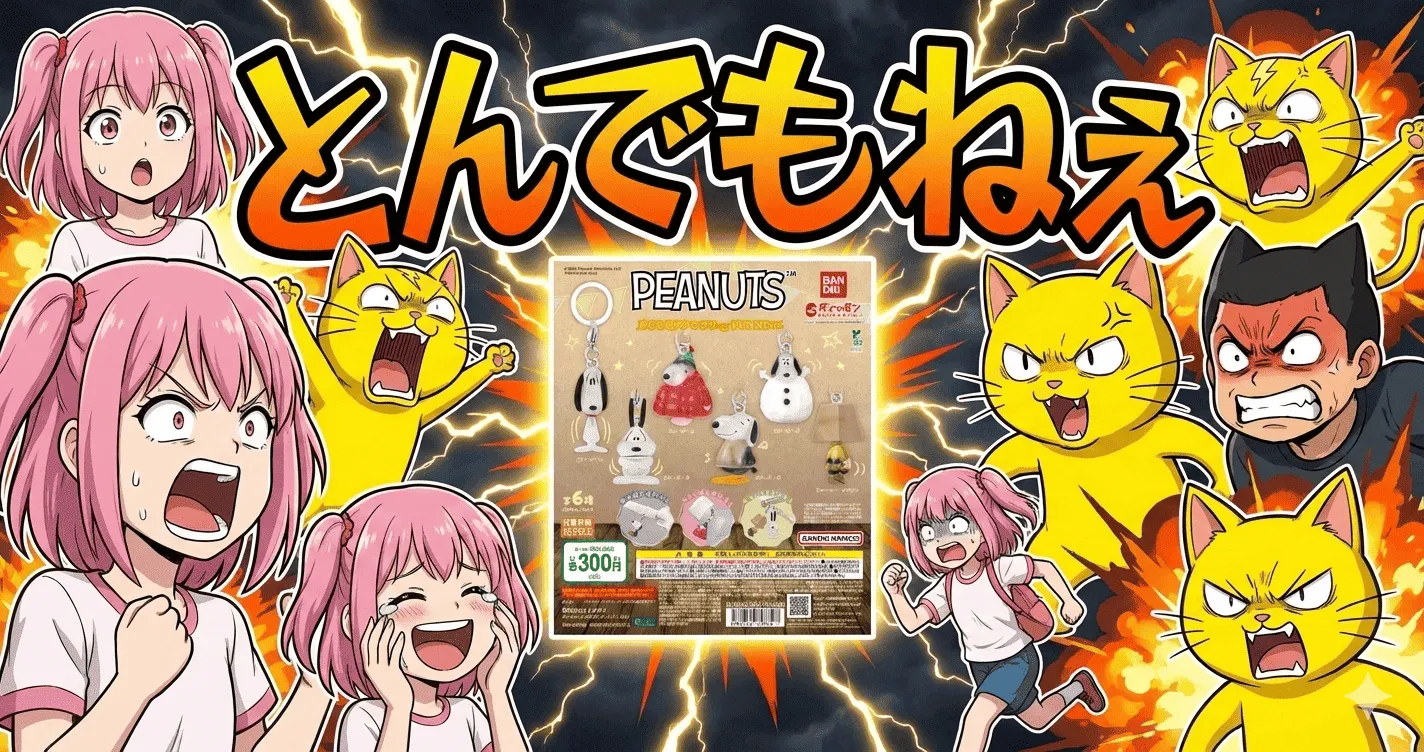 PEANUTS めじるしアクセサリー FUNNY ver.コンプ勢だけ知る“笑えない魅力”【ガシャポン・ガチャ】