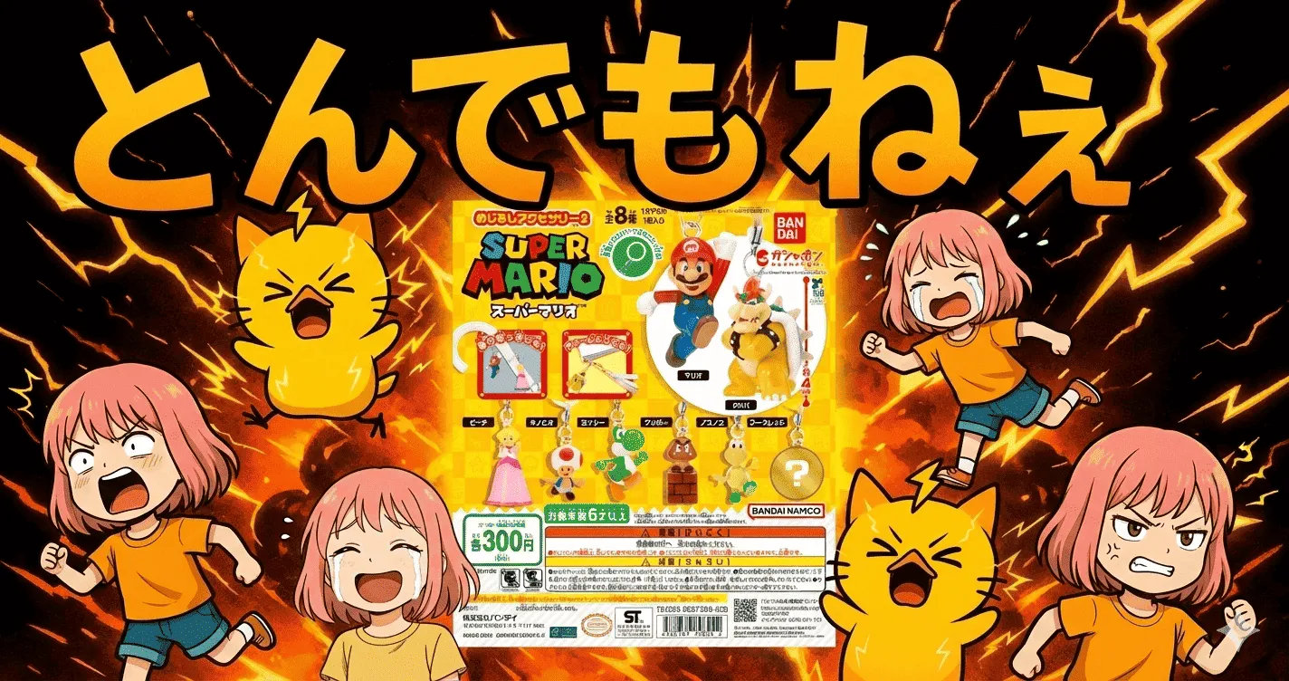 スーパーマリオ めじるしアクセサリー2みんな傘に付けたがる“本当の理由”だけ誰も言わない件【ガシャポン・ガチャ】
