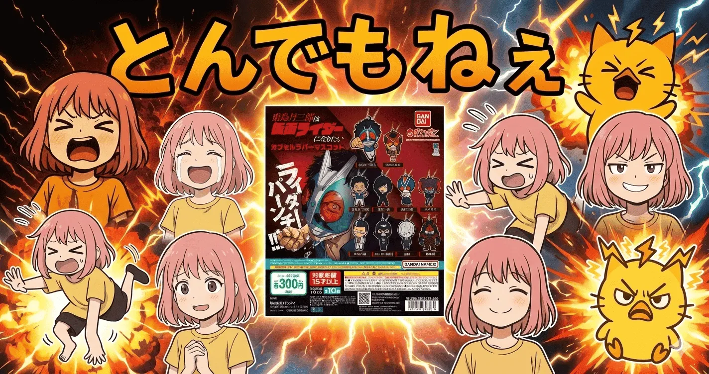 東島丹三郎は仮面ライダーになりたい カプセルラバーマスコットで“とんでもねえ事実”判明…謎の高評価ラッシュの理由とは？