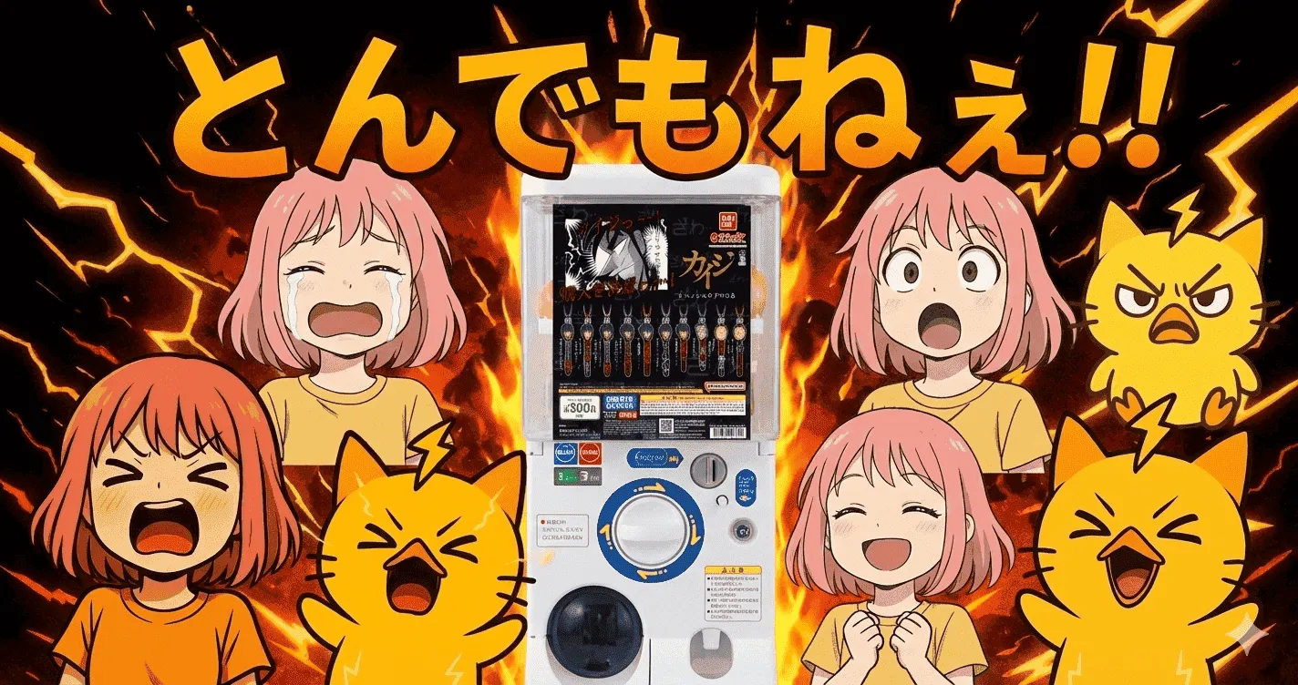 ＃ハッシュタグつける カイジに“とんでもねえ現象”発生中？ネタ枠ガチャがなぜか手放せなくなるワケ【ガシャポン・ガチャ】